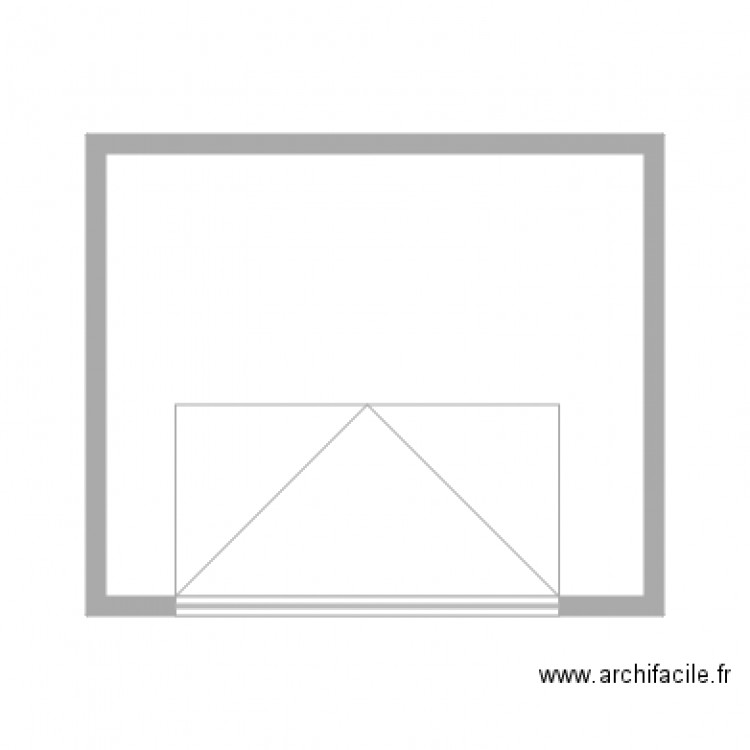 plan extension garage v1. Plan de 0 pièce et 0 m2