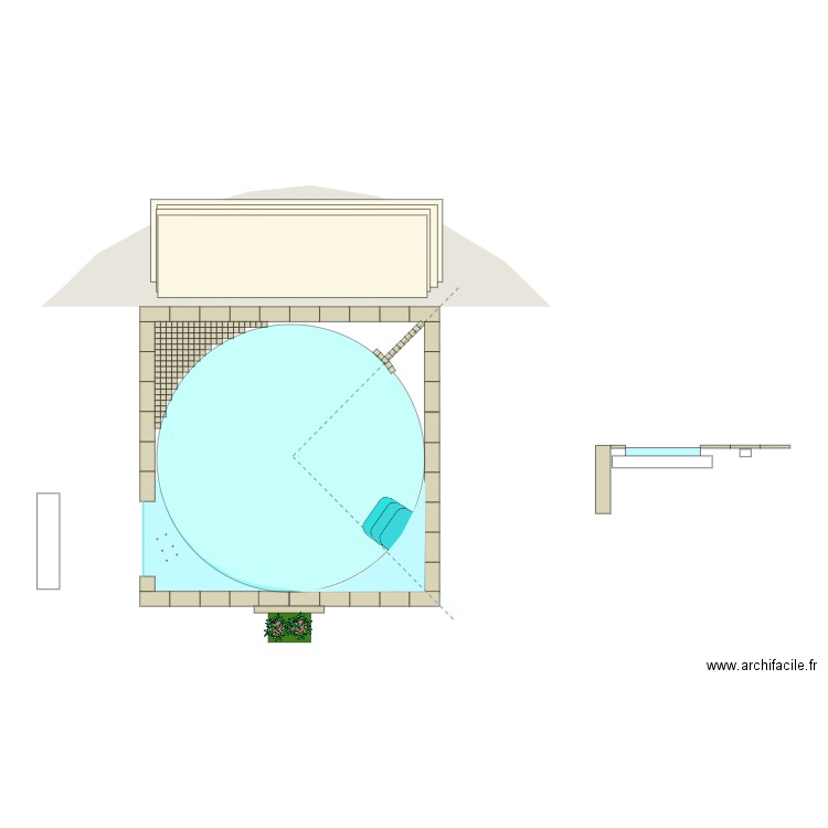 Piscine2. Plan de 0 pièce et 0 m2