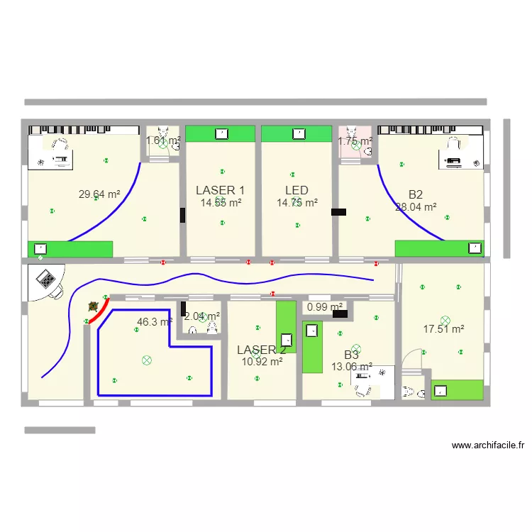 Cabinet A3. Plan de Cabinet A3. Plan de