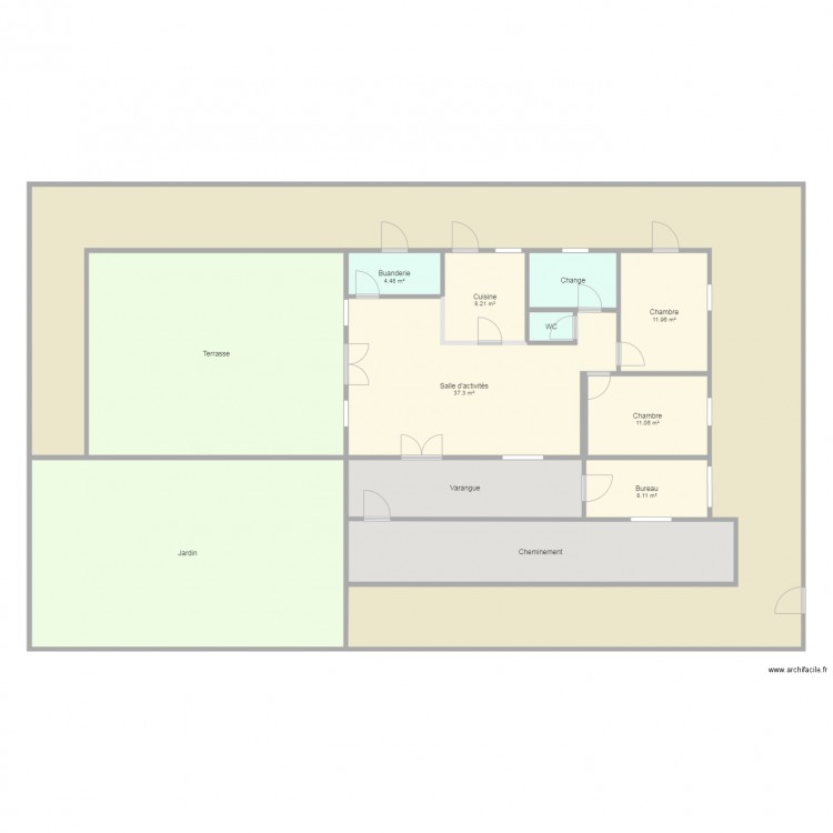 albany 2 . Plan de 0 pièce et 0 m2