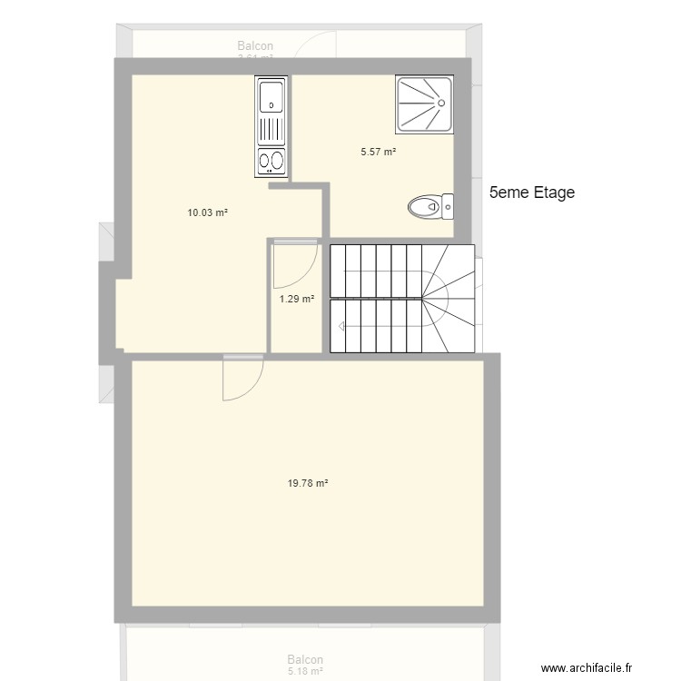 Immeuble Cordeliers. Plan de 0 pièce et 0 m2