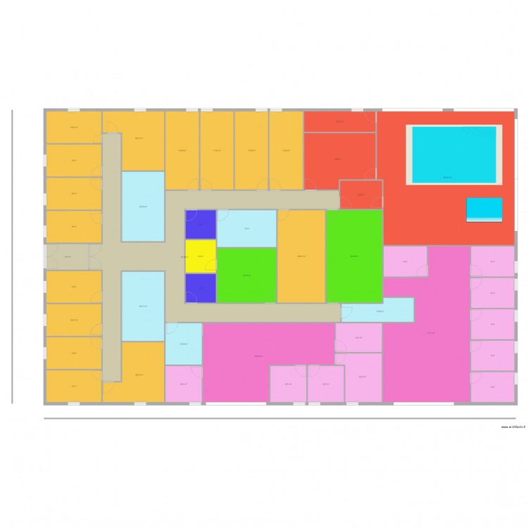 projet pôle medico familial V3. Plan de 0 pièce et 0 m2