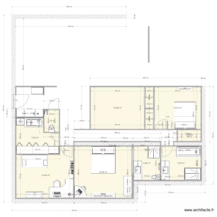 maison 2. Plan de 