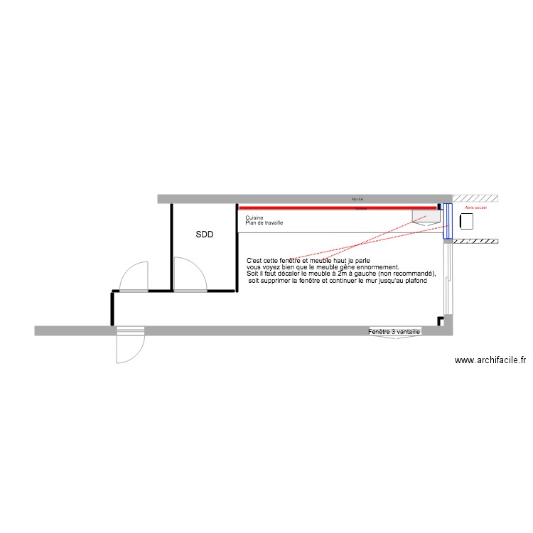 cuisine Dewalle. Plan de 0 pièce et 0 m2