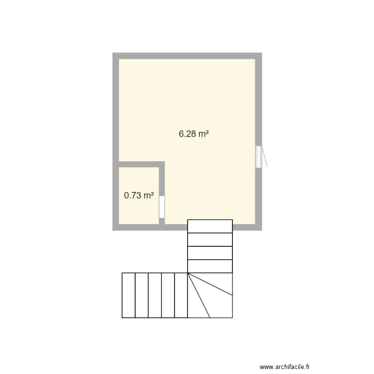 2 eme etage . Plan de 0 pièce et 0 m2