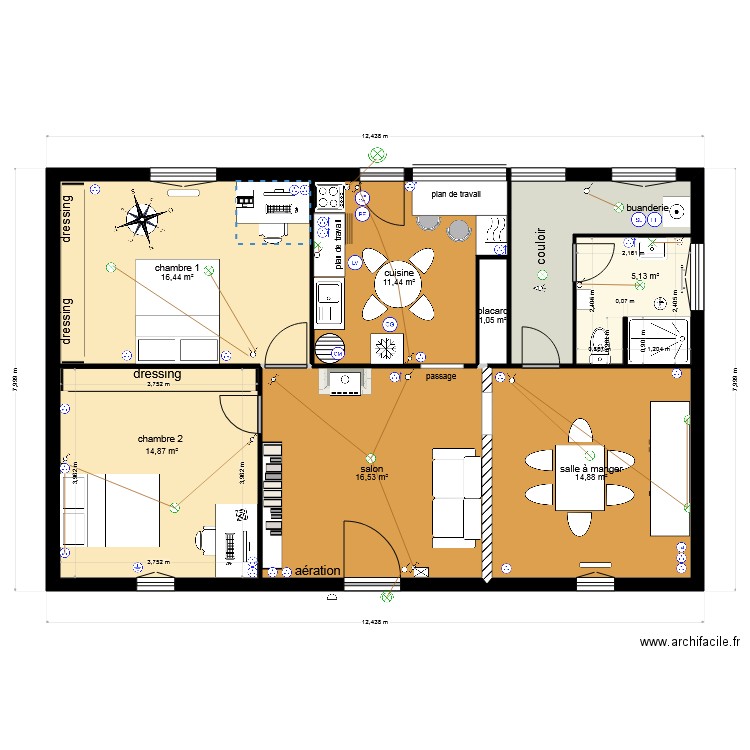 plan definitif Morcenx. Plan de 0 pièce et 0 m2