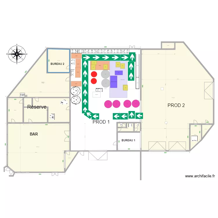 PLAN CUVE V4. Plan de 