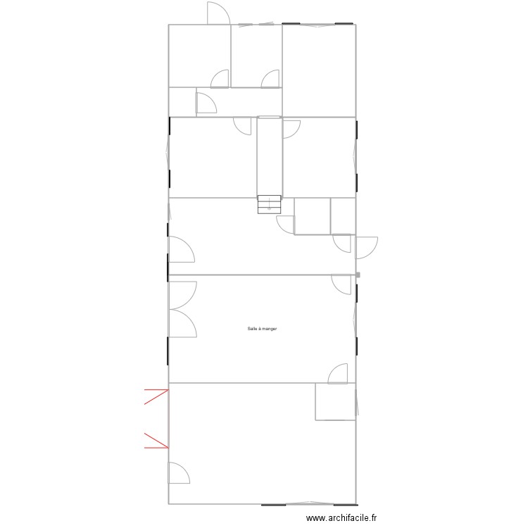 Rez de chaussez. Plan de 0 pièce et 0 m2