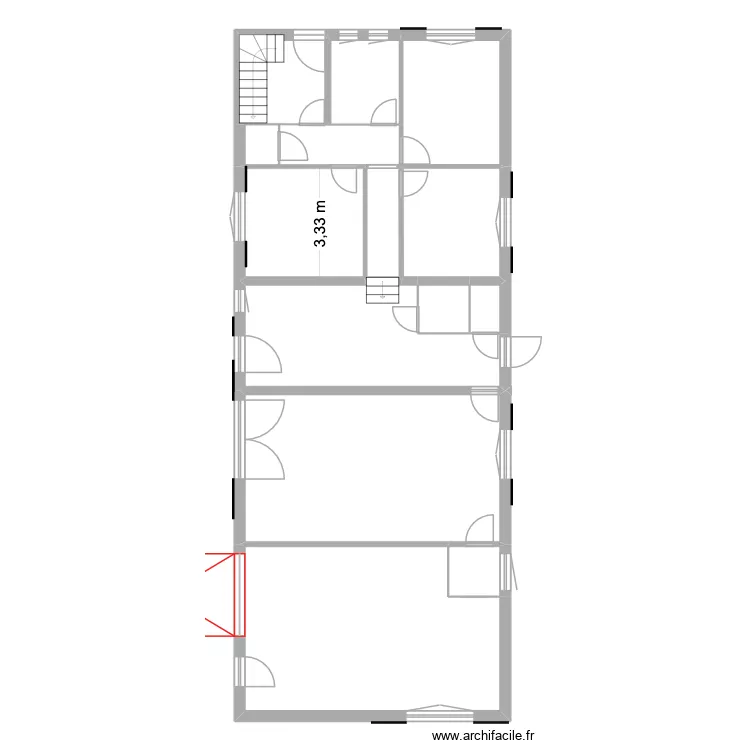 Rez de chaussez. Plan de 13 et 139 m² Rez de chaussez. Plan de 13 et 139 m²