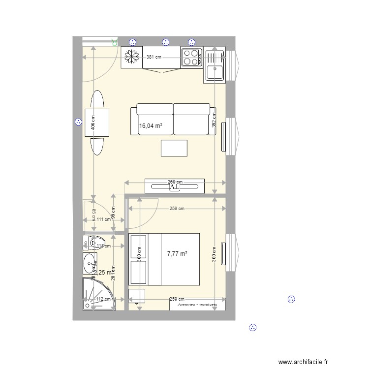 Plan Ile saint denis V1. Plan de 0 pièce et 0 m2
