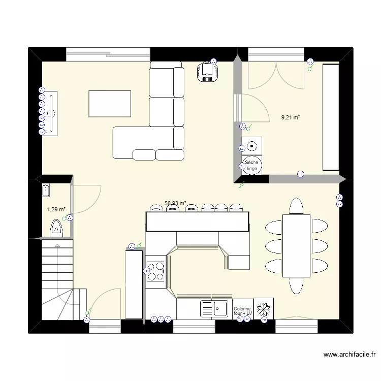 MAISON LAURA. Plan de 