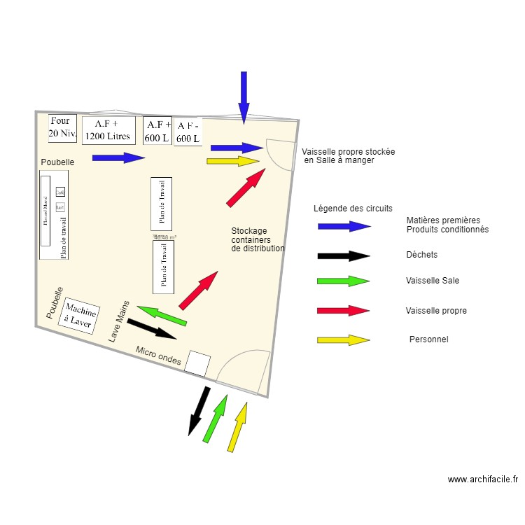 Cuisine Remise en Température VAL DORLAY. Plan de 0 pièce et 0 m2