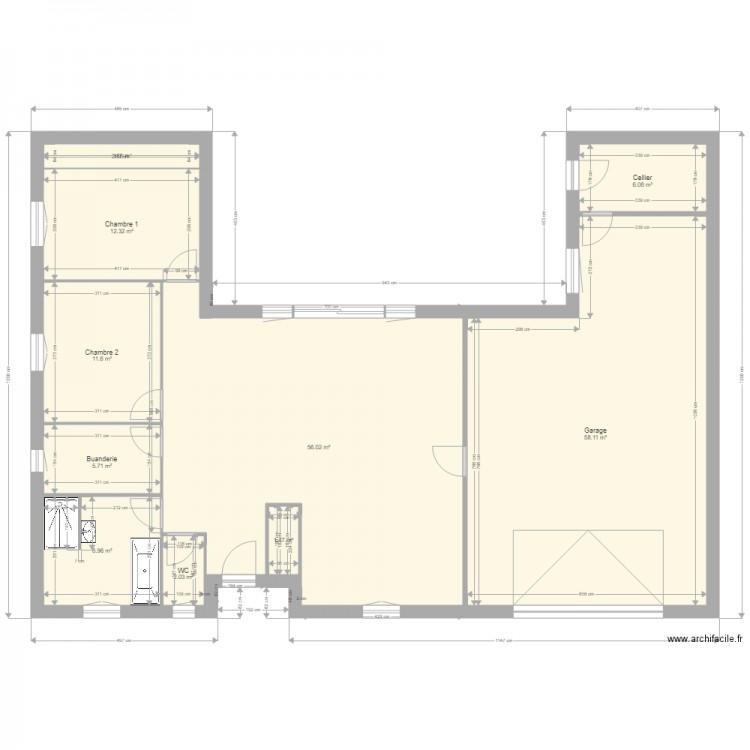 colle. Plan de 0 pièce et 0 m2