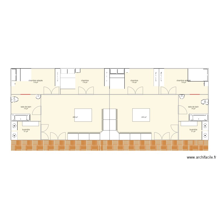4et demi adapter. Plan de 0 pièce et 0 m2