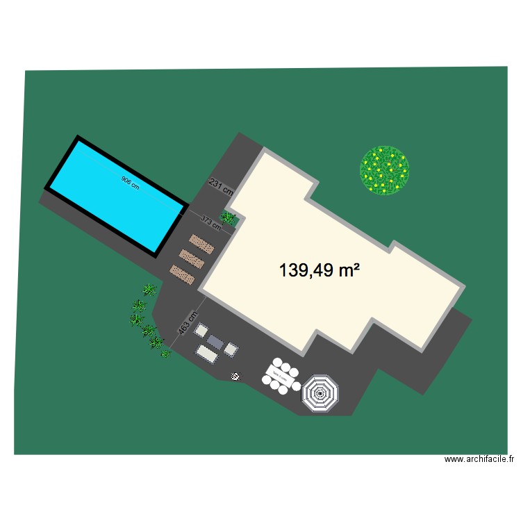 PISCINE2. Plan de 0 pièce et 0 m2