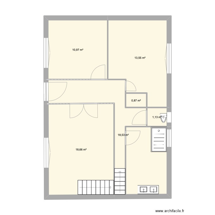 RDC maison . Plan de 0 pièce et 0 m2