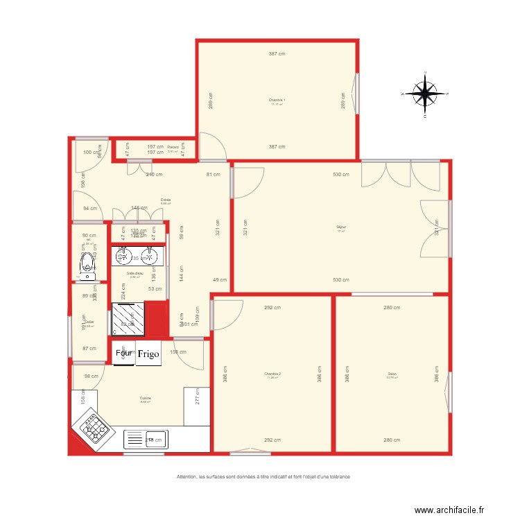 3803 coté. Plan de 0 pièce et 0 m2