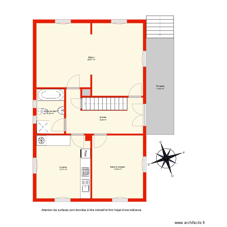 BI 4602 rdc côté. Plan de 0 pièce et 0 m2