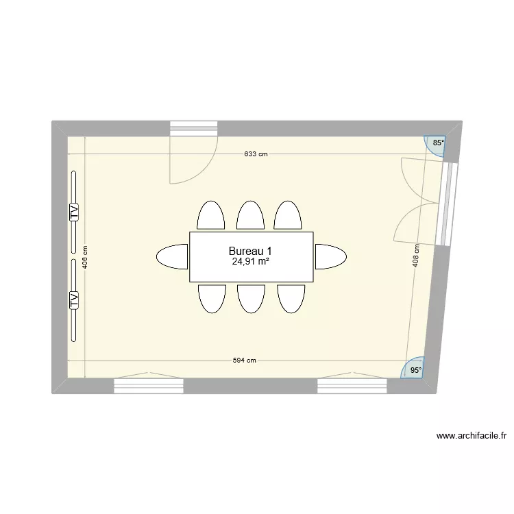 Bureau 1 test. Plan de Bureau 1 test. Plan de