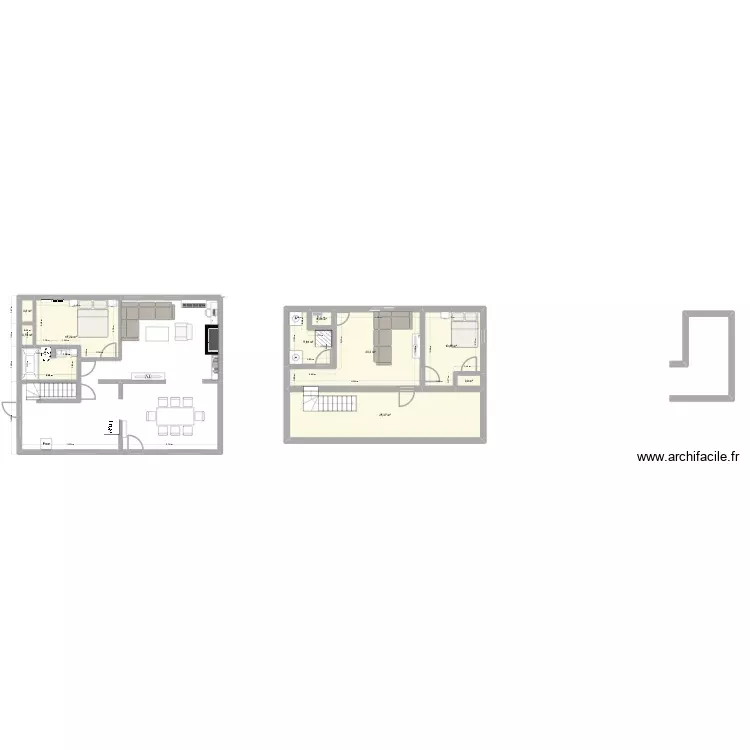 Maison future. Plan de 9 Pièces et 82 m² Maison future. Plan de 9 Pièces et 82 m²