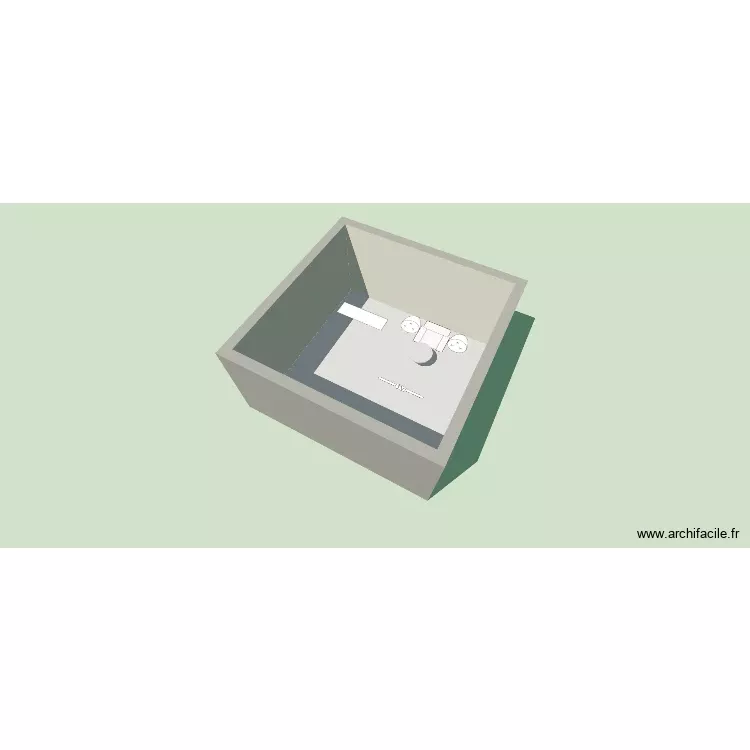 etude de cas. Plan de 1 Pièce et 23 m² etude de cas. Plan de 1 Pièce et 23 m²