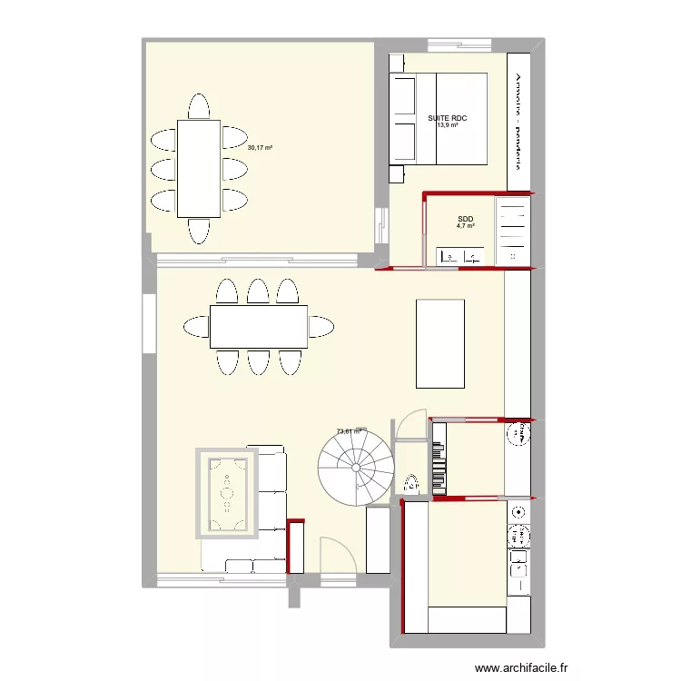 MAISON PLOUBALAY DEFINITIF. Plan de 