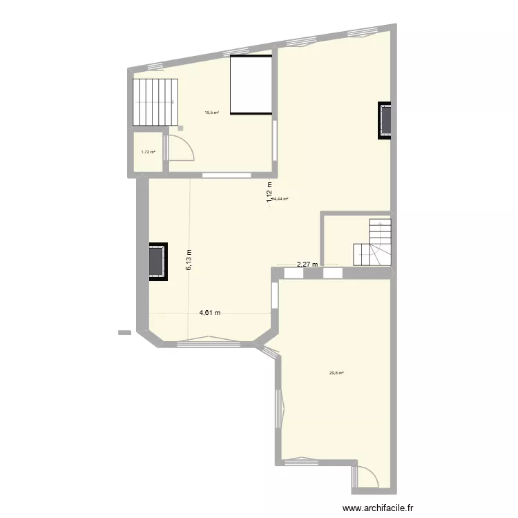 plan Dulud RDC coté verif partout ouverture. Plan de plan Dulud RDC coté verif partout ouverture. Plan de