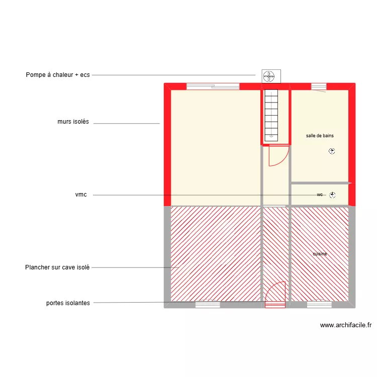 rincel tse &eacute;tape 2 rdc. Plan de 