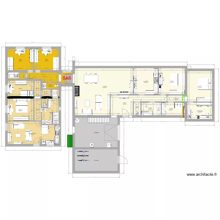 maison 4 ch appart 2 ch bis. Plan de 