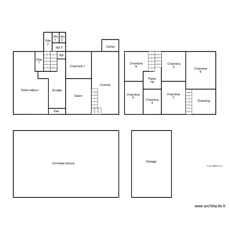 GOUESNACH BERROU. Plan de 