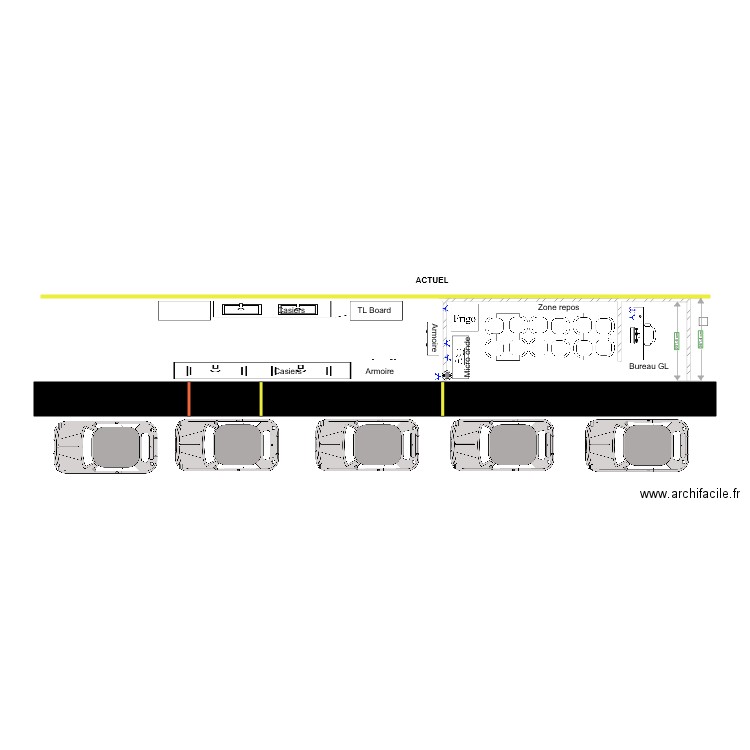 Plan fitting. Plan de 0 pièce et 0 m2