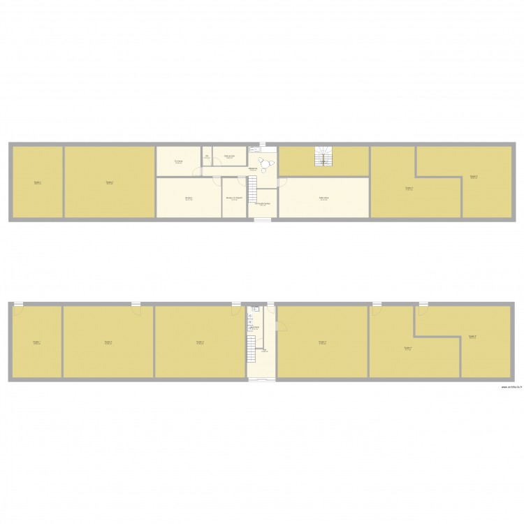 bâti + communs sections 4.5 1. Plan de 0 pièce et 0 m2