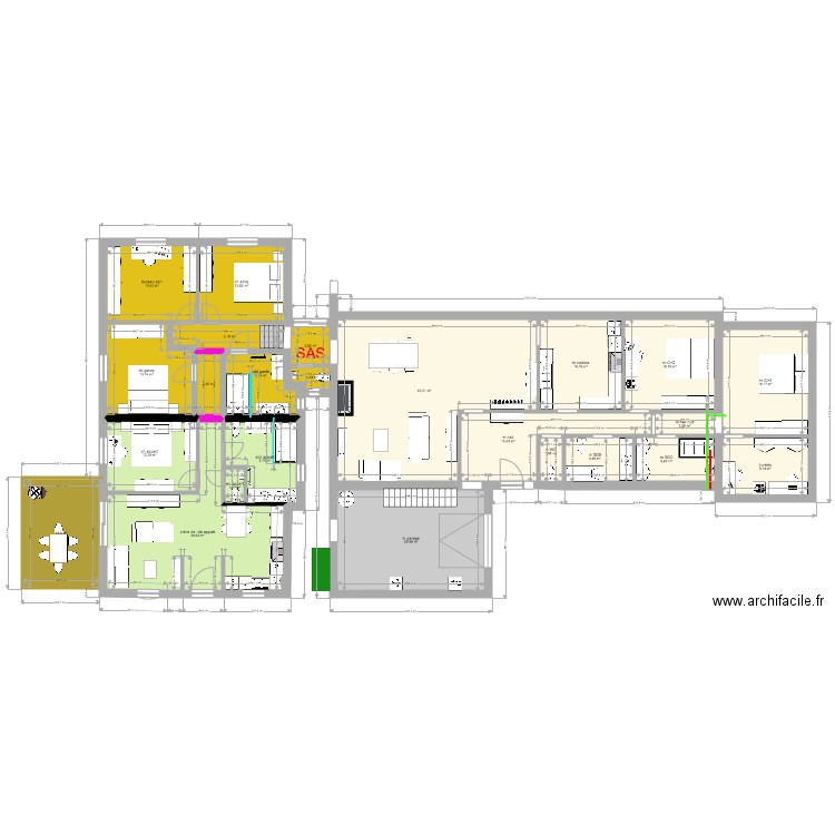  oct annexe appart 1. Plan de 0 pièce et 0 m2