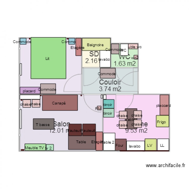 Appart Sallanches. Plan de 0 pièce et 0 m2