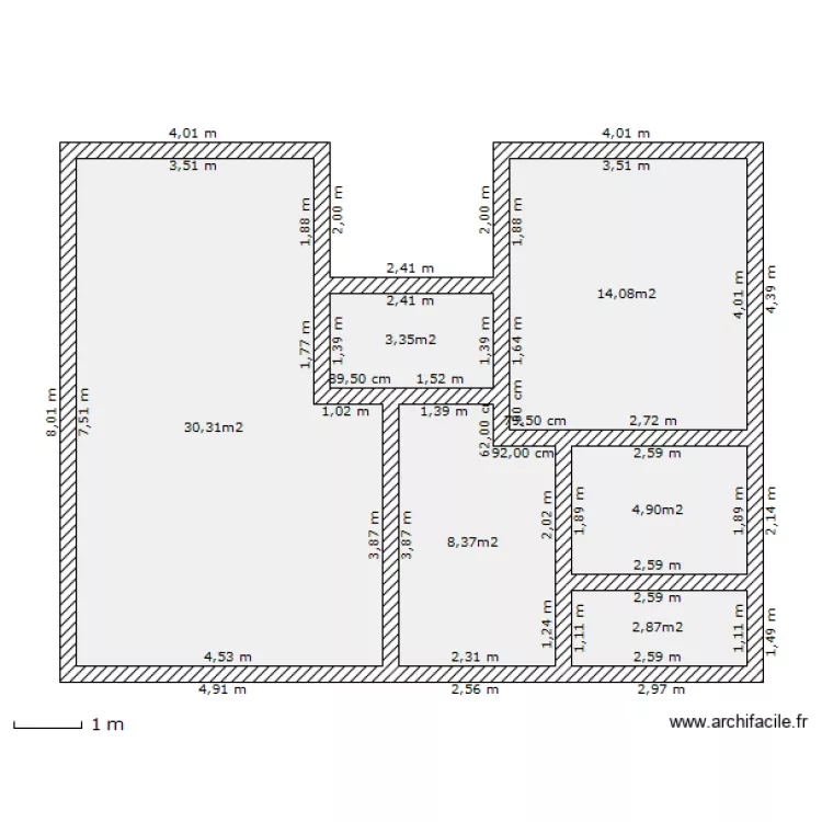 maison 2. Plan de 