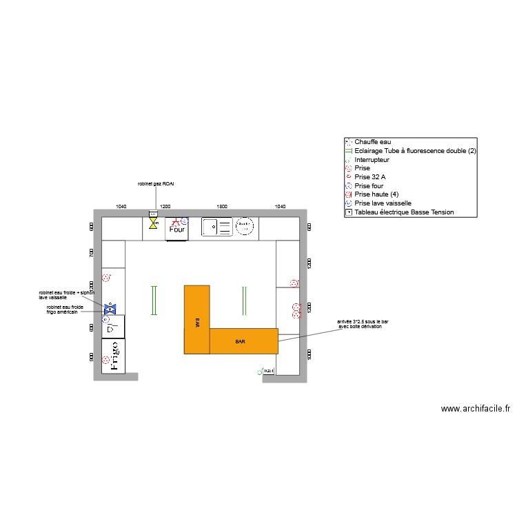 cuisine extérieur PAYET. Plan de 0 pièce et 0 m2