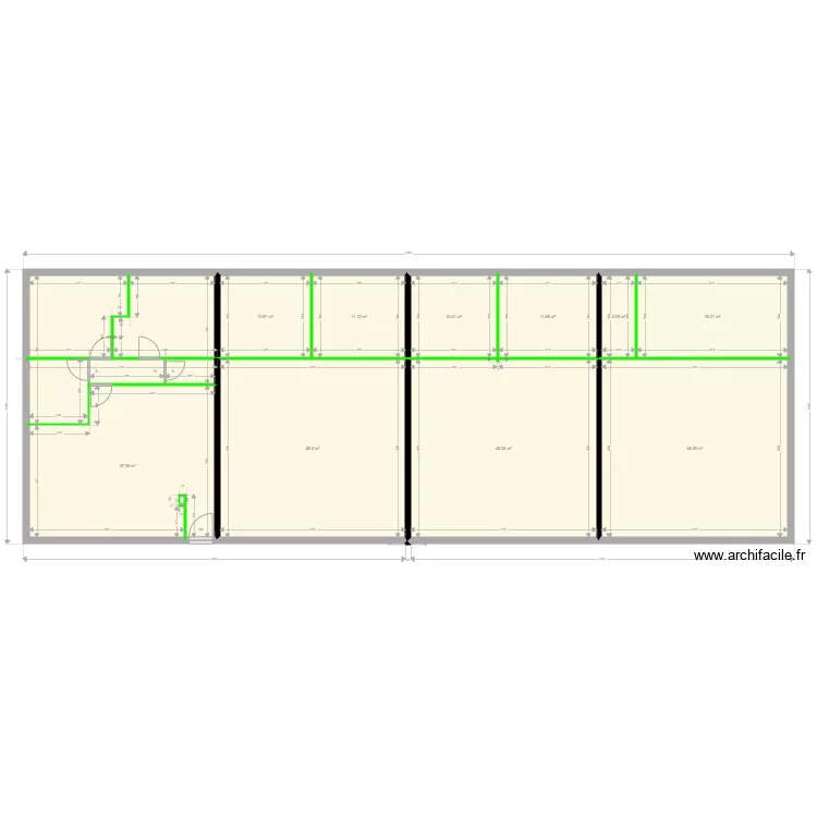 projet immobilier flo. Plan de 
