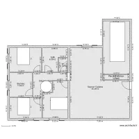 Maison  2m garage avec etage