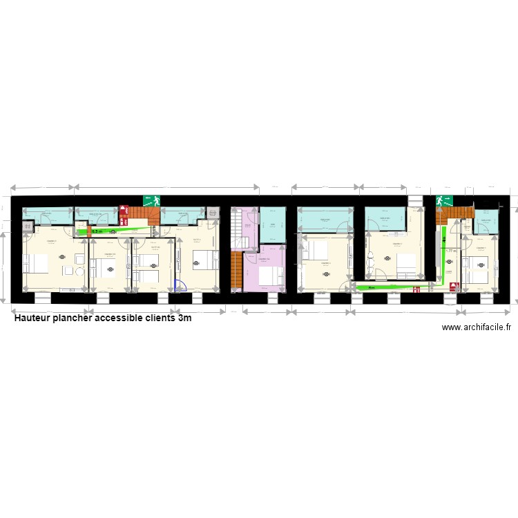 1er étage Général. Plan de 0 pièce et 0 m2