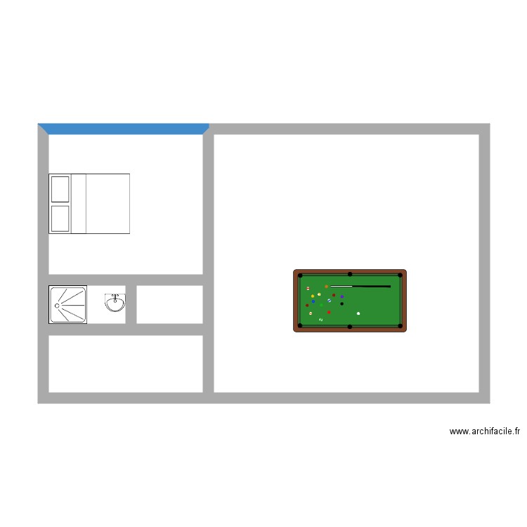 Chai. Plan de 0 pièce et 0 m2