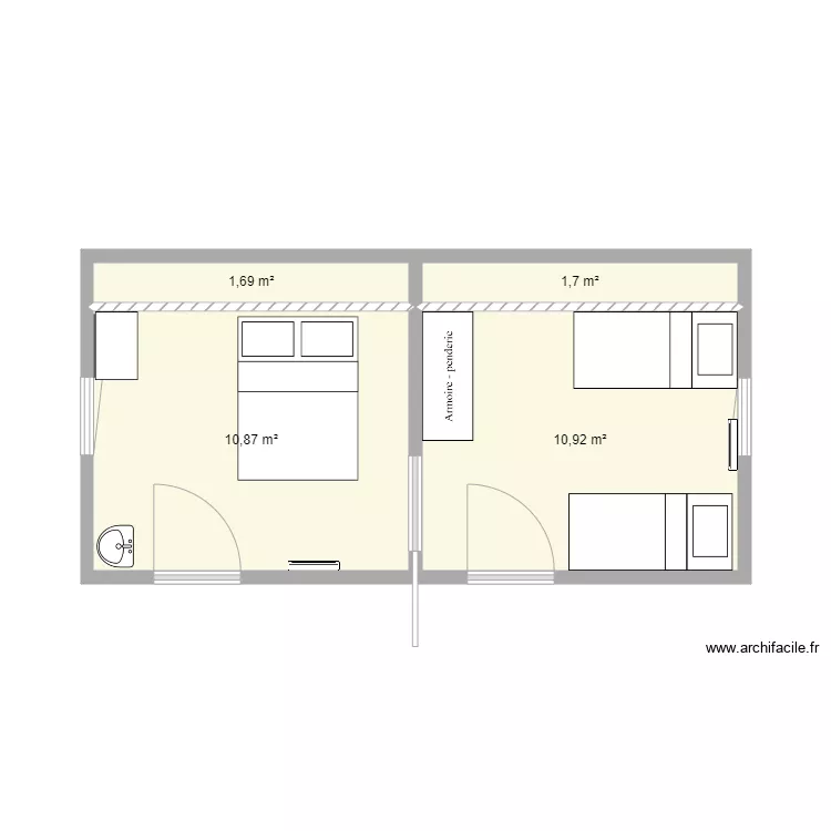 St Gu&eacute;. Plan de 