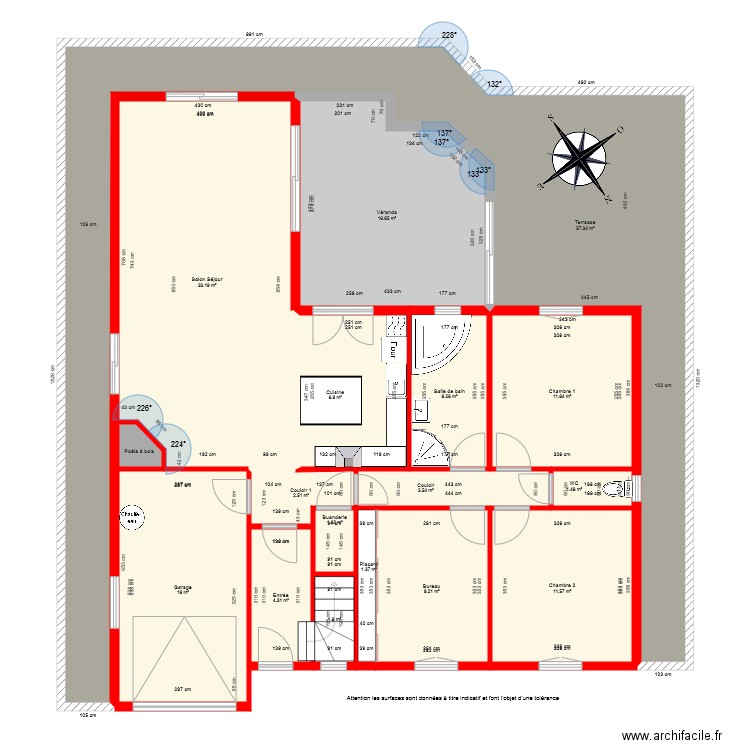 BI 3970 rdc coté . Plan de 0 pièce et 0 m2