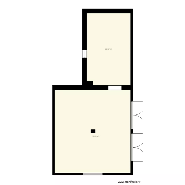 Maison individuel. Plan de 