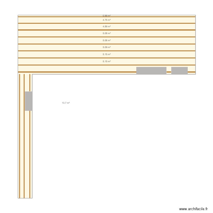 Terrasse en bois 2. Plan de 0 pièce et 0 m2