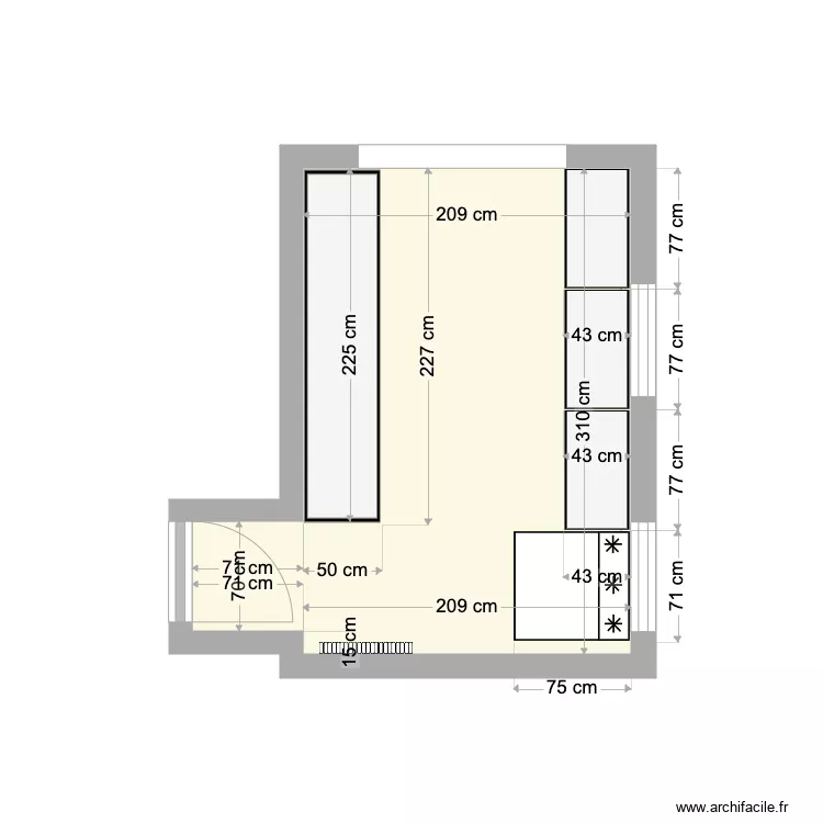 Cellier. Plan de 
