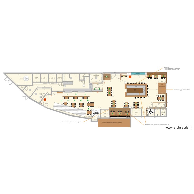 WOODS BOURGOIN descriptif menuiserie. Plan de 0 pièce et 0 m2