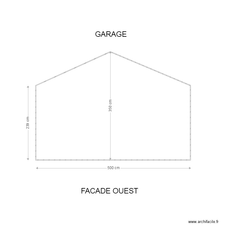 GARAGE. Plan de 0 pièce et 0 m2