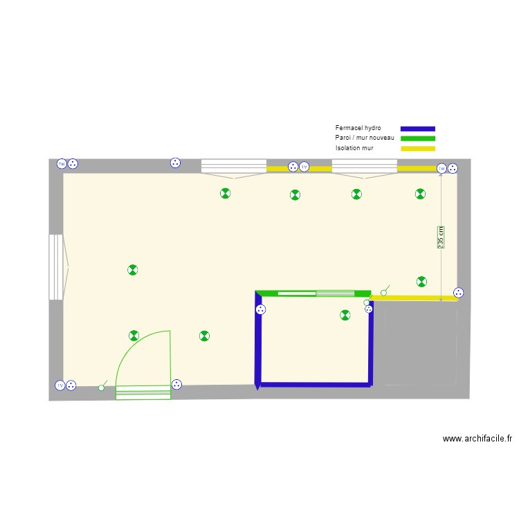 chambre 309 et 316 base. Plan de 0 pièce et 0 m2