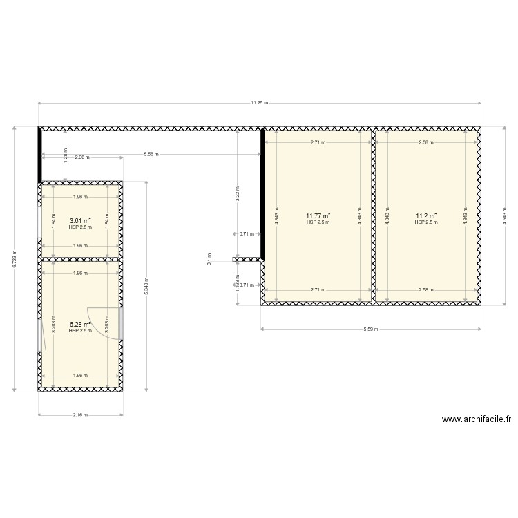 ETAGE BEAUME ESQUISSES. Plan de 0 pièce et 0 m2