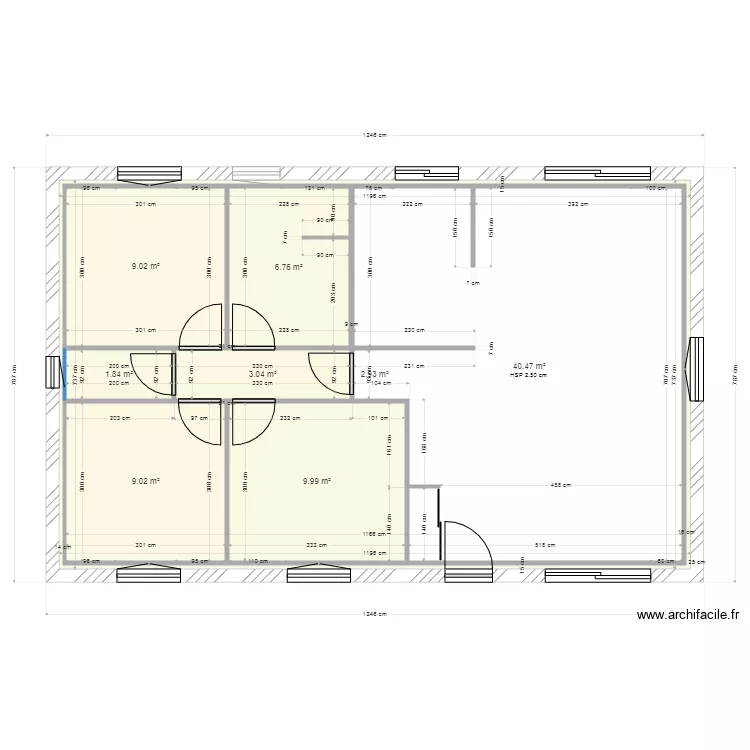 residence principale. Plan de 